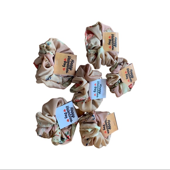 Rose Pink Scrunchies - Picture 1 of 6
